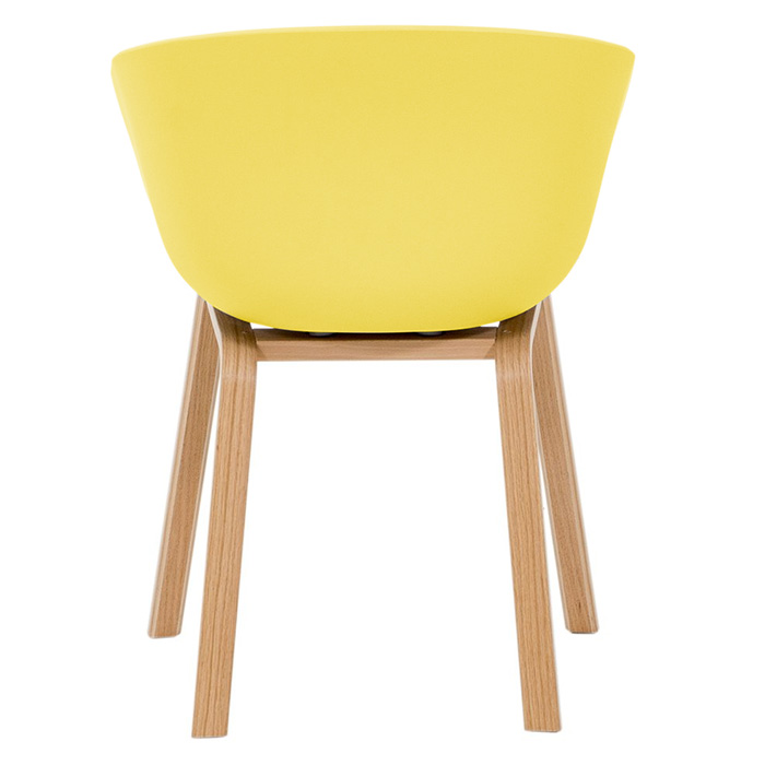 Пластиковый стул Желтый
